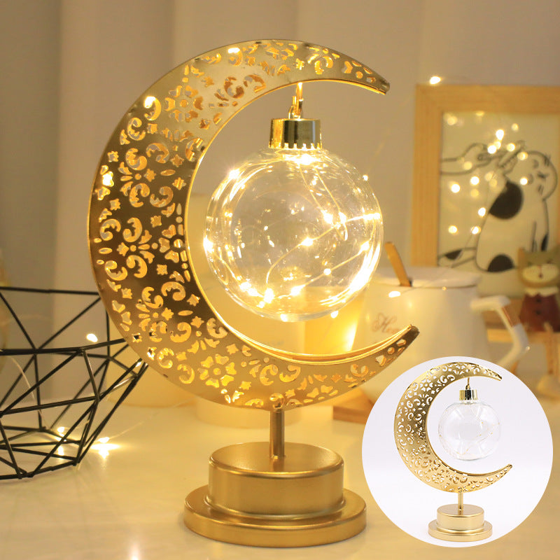 Golden Starry Night Lamp