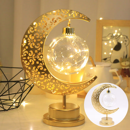 Golden Starry Night Lamp