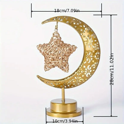 Golden Starry Night Lamp